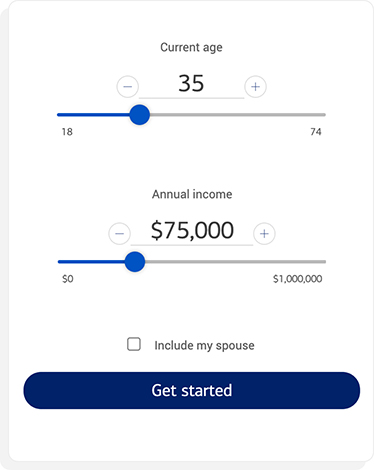 Get started with the Merrill Personal Retirement Calculator