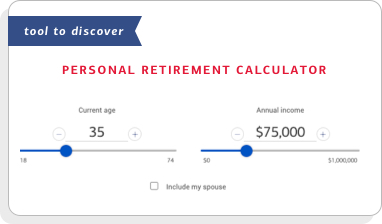 Get started with the Merrill Personal Retirement Calculator